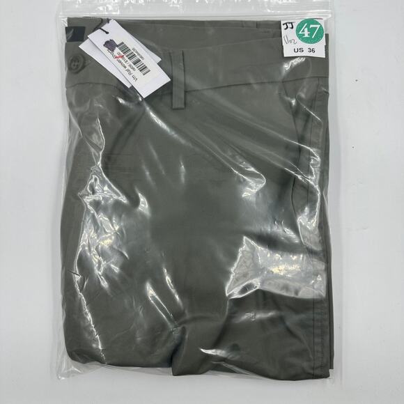 Velvet by Graham & Spencer Mens Raf Woven Chino Short 36 Olive Minimalist Preppy - Picture 6 of 6